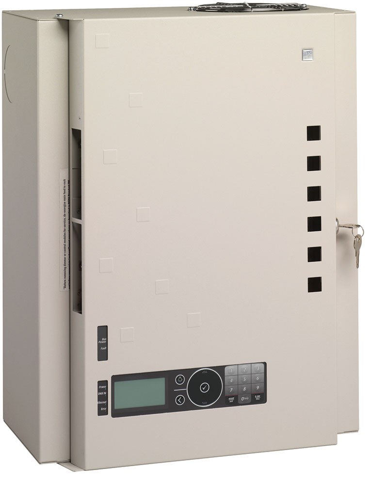 steel enclosure with cutouts