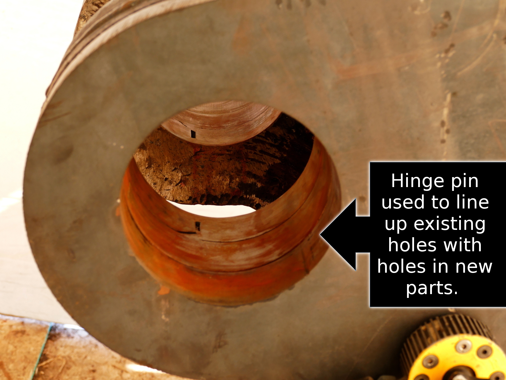 a17-new holes aligning with old holes